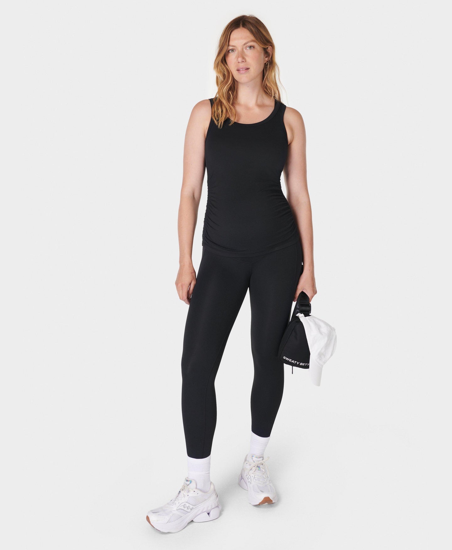 All Day Active Maternity Tank Sb9797 Black