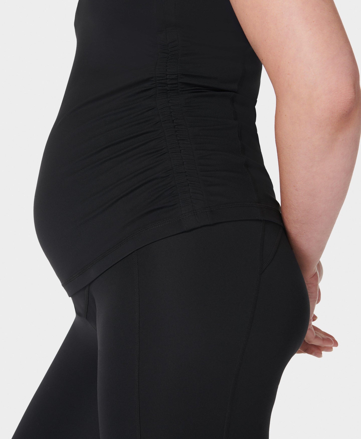 All Day Active Maternity Tank Sb9797 Black