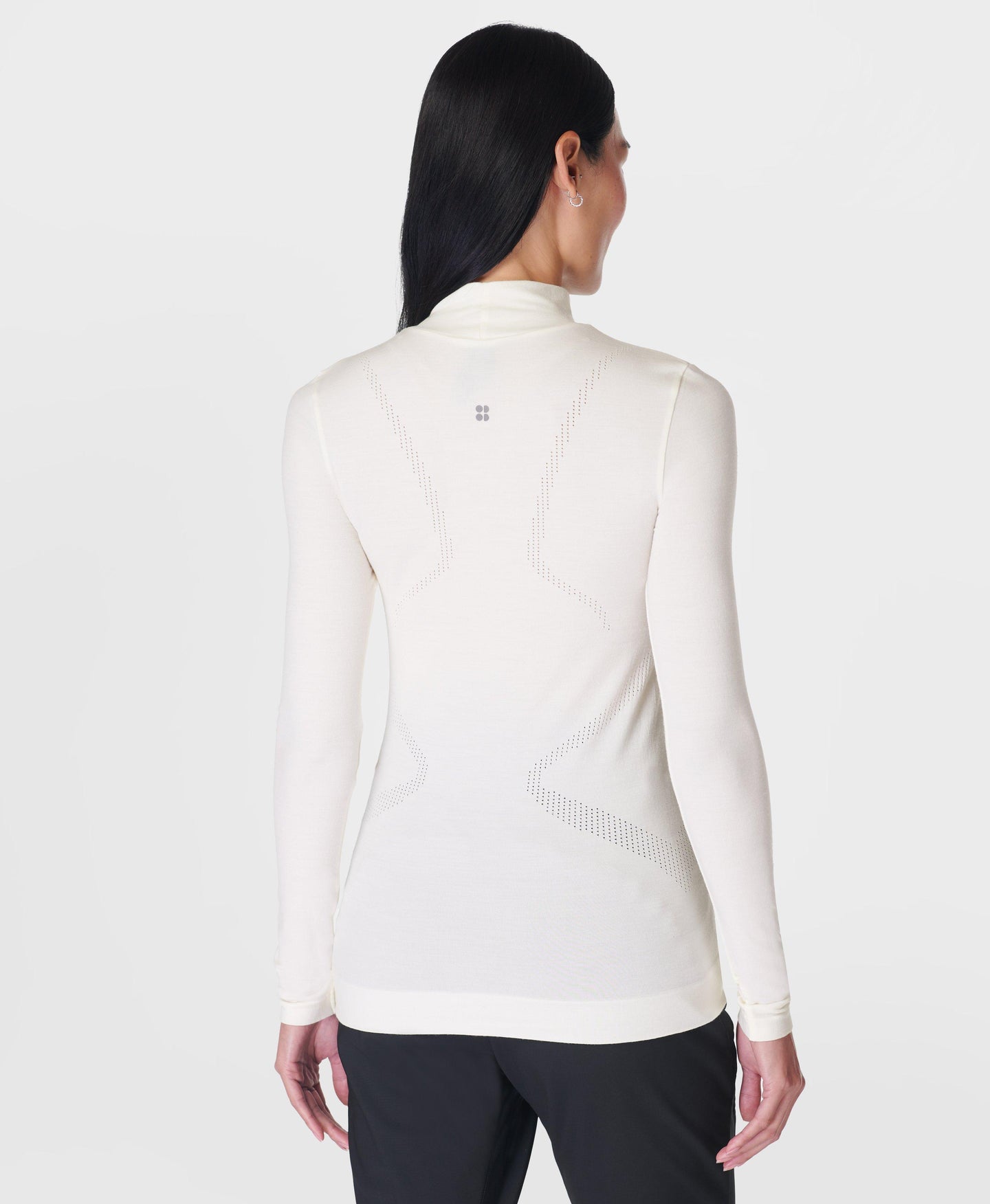 Merino Blend Turtle Neck Base Sb9811 Studio-White