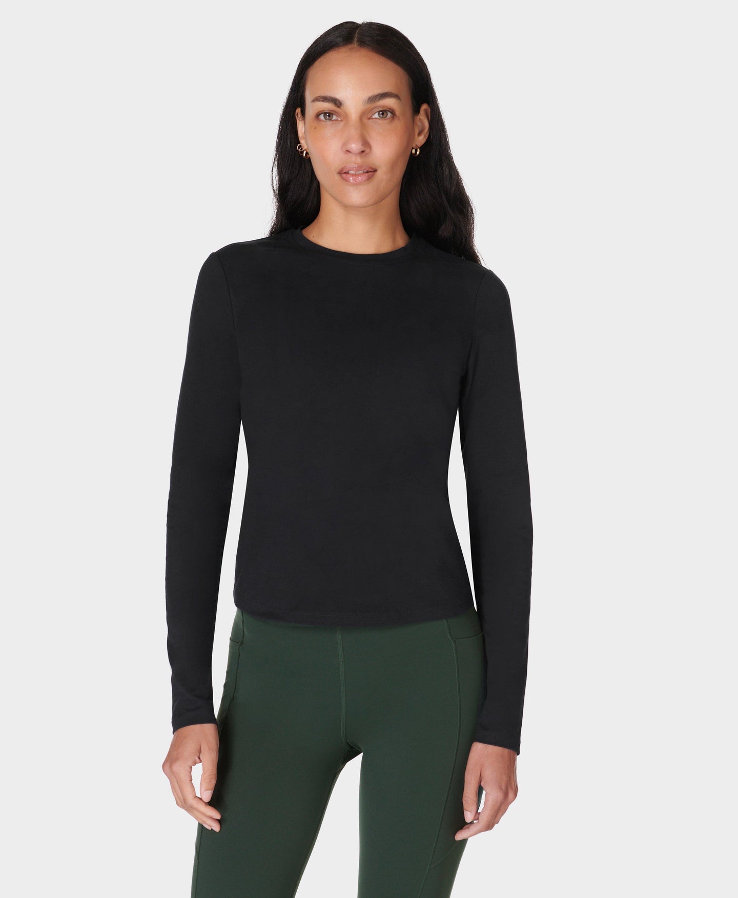 Essential Sculpt Long Sleeve T Sb9818 Black