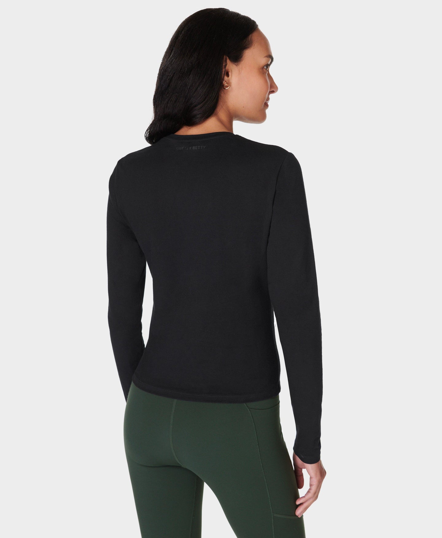 Essential Sculpt Long Sleeve T Sb9818 Black