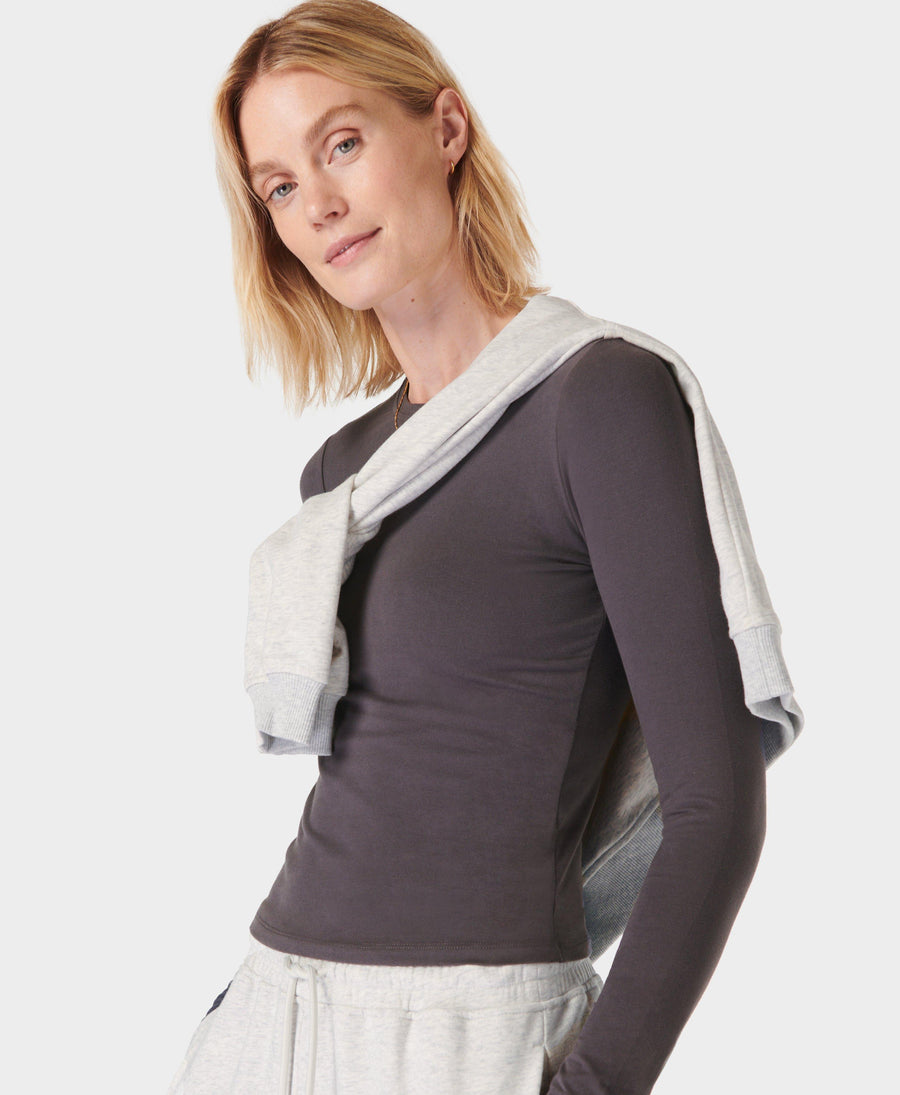 Essential Sculpt Long Sleeve T Sb9818 Urban-Grey