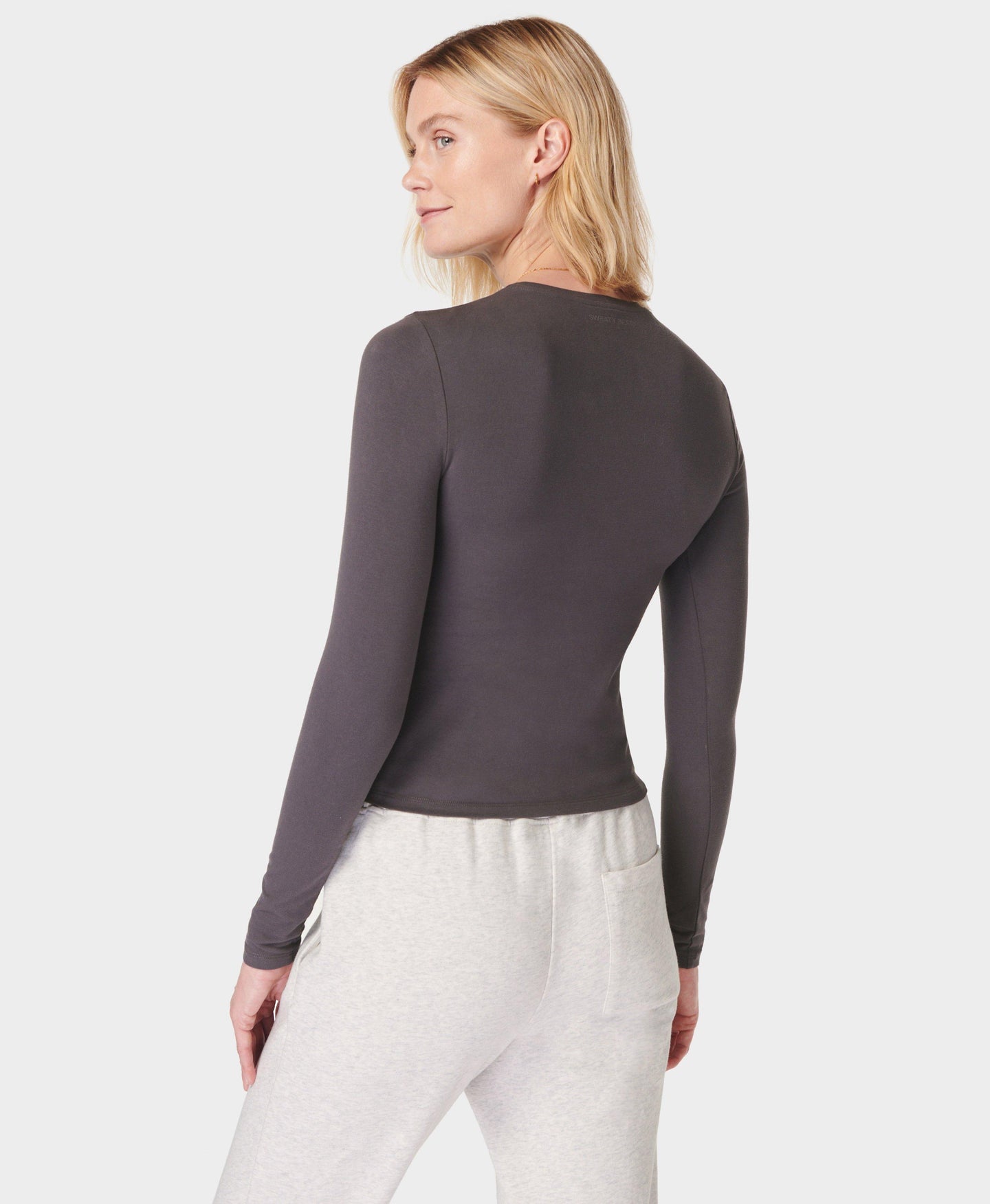 Essential Sculpt Long Sleeve T Sb9818 Urban-Grey