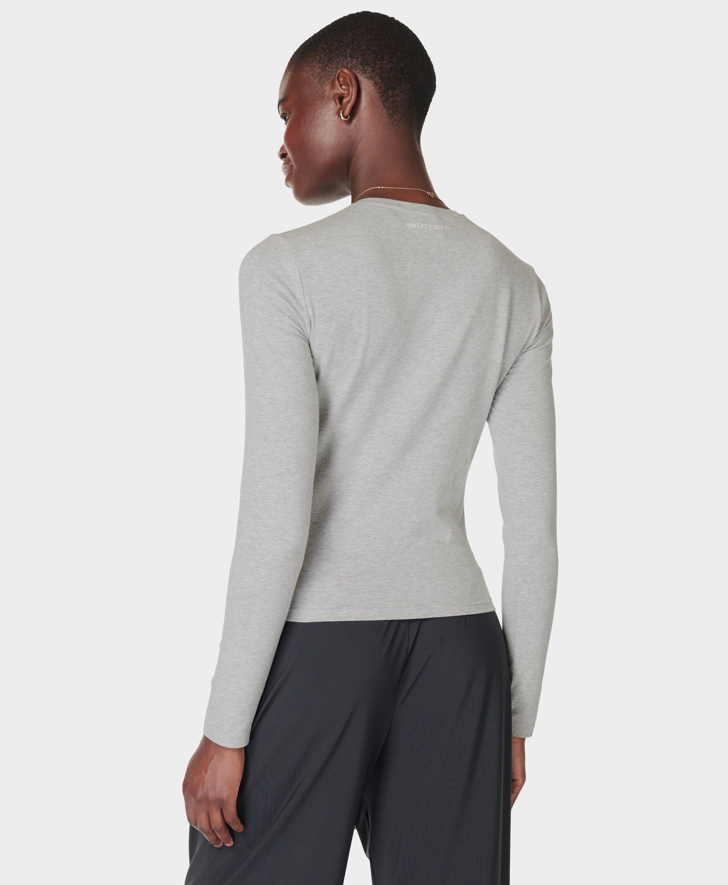 Essential Sculpt Long Sleeve T Sb9818b Light-Grey-Marl