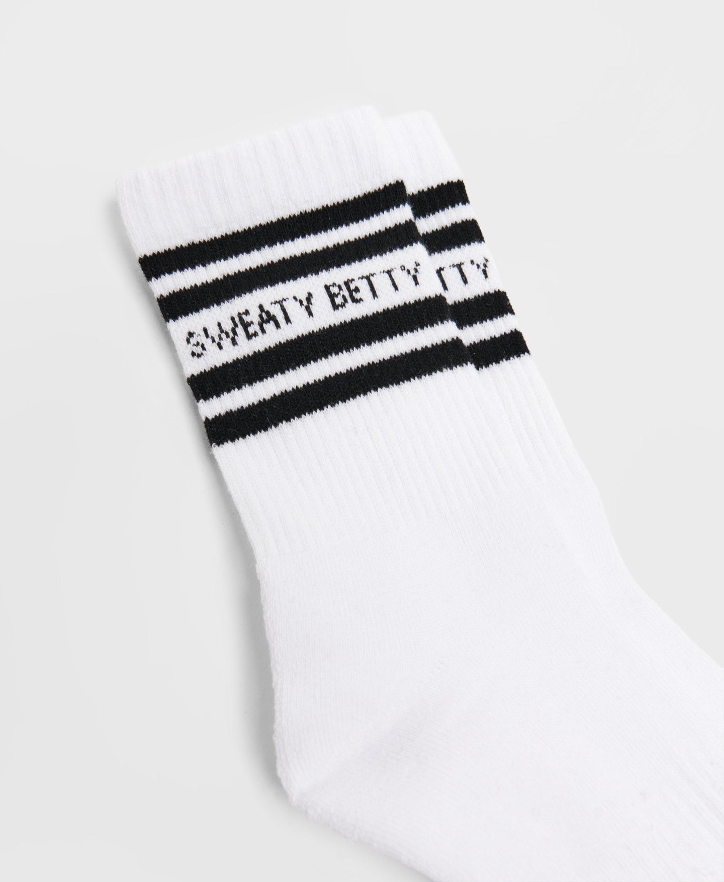 Varsity Slogan Socks Sb9822a White-Black