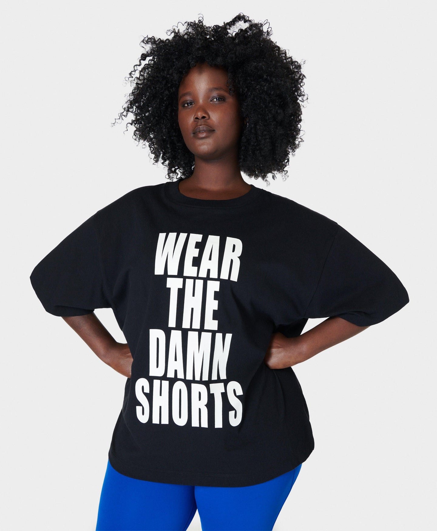 Wear The Damn Shorts T-shirt Sb9835a Black