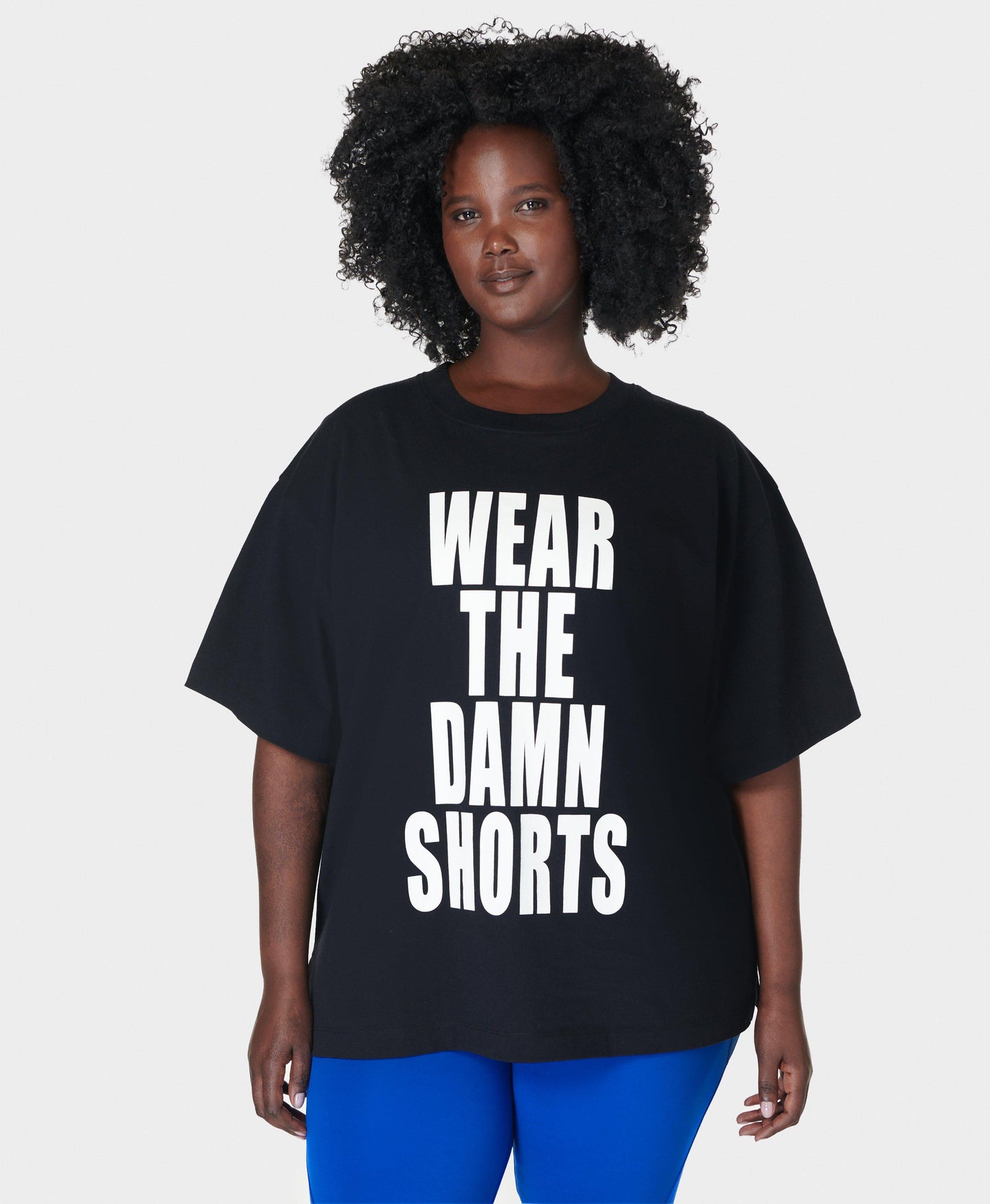 Wear The Damn Shorts T-shirt Sb9835a Black