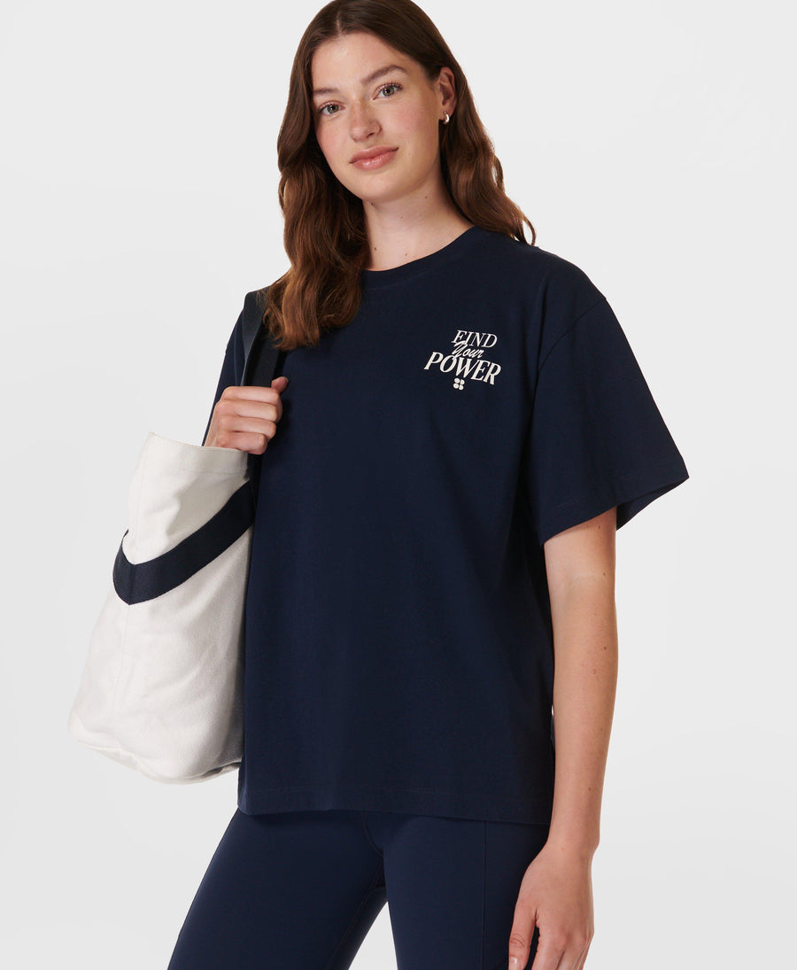 Find Your Power T-shirt Sb9836 Navy-Blue