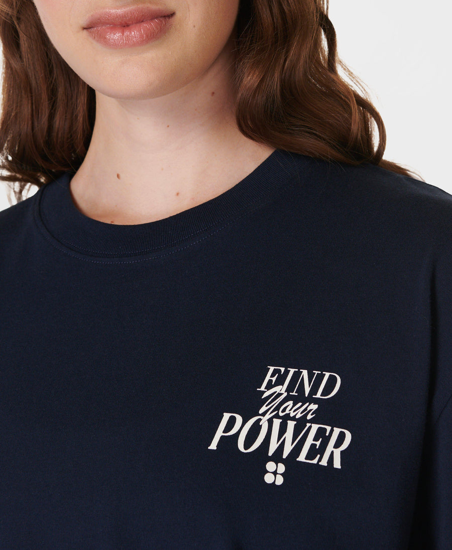 Find Your Power T-shirt Sb9836 Navy-Blue