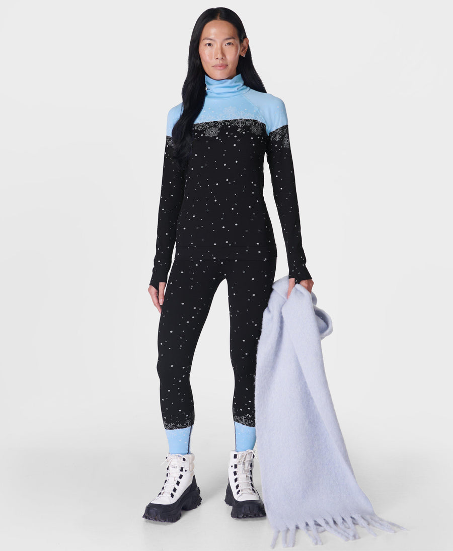 Snowflake Base Layer Legging Sb9868 Blue-Snowflake-Jacqu