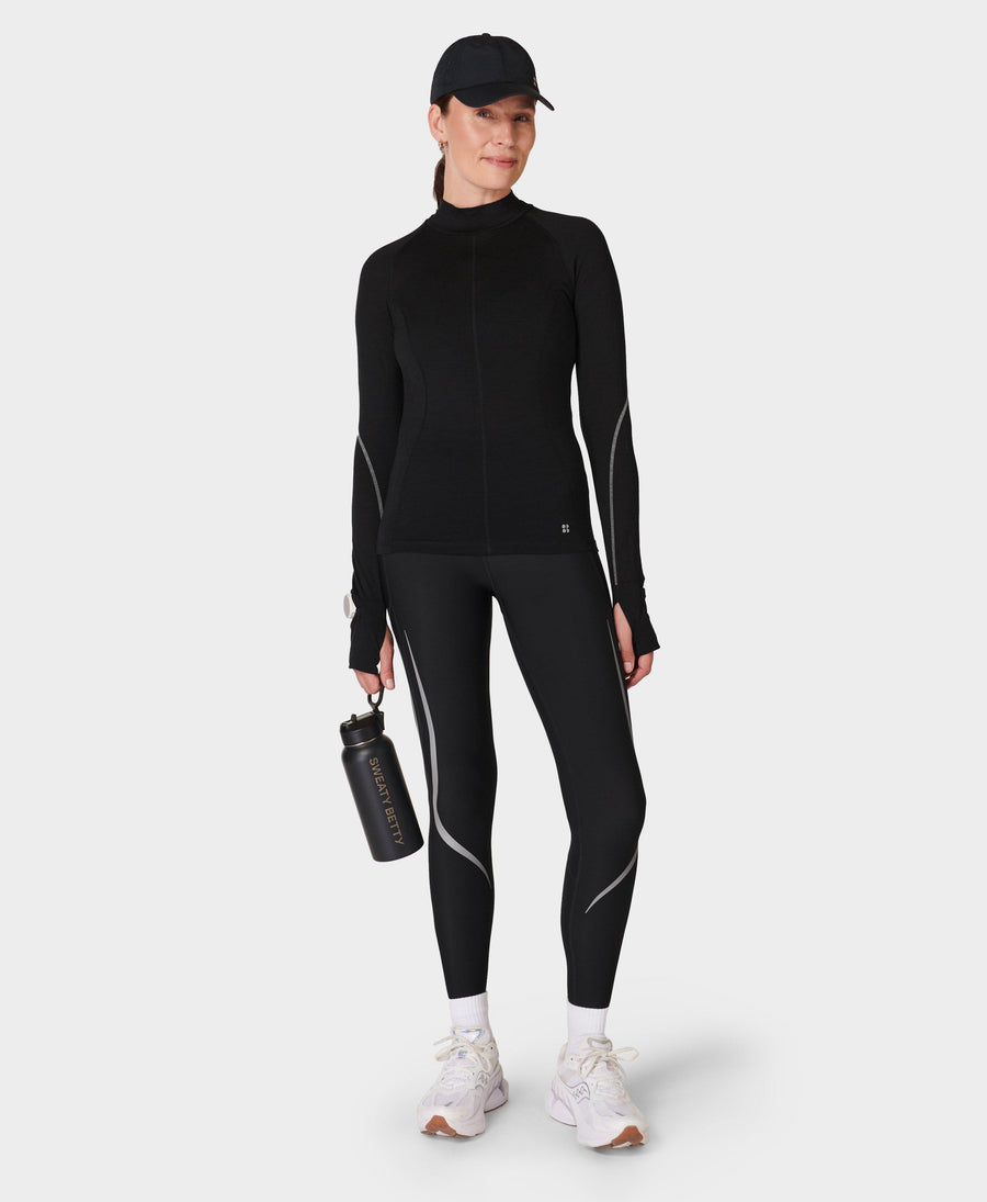 Streamline Merino Long Sleeve Sb9873 Black