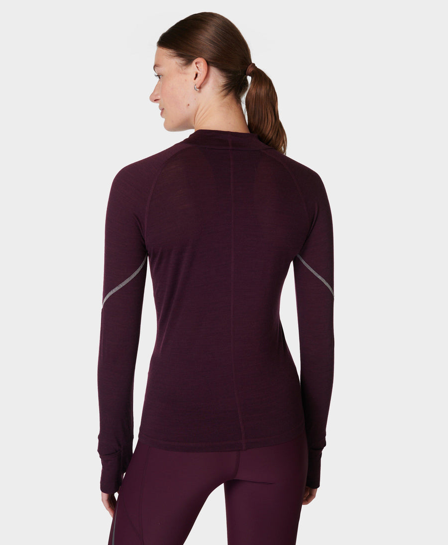 Streamline Merino Long Sleeve Sb9873 Midnight-Cherry-Purp