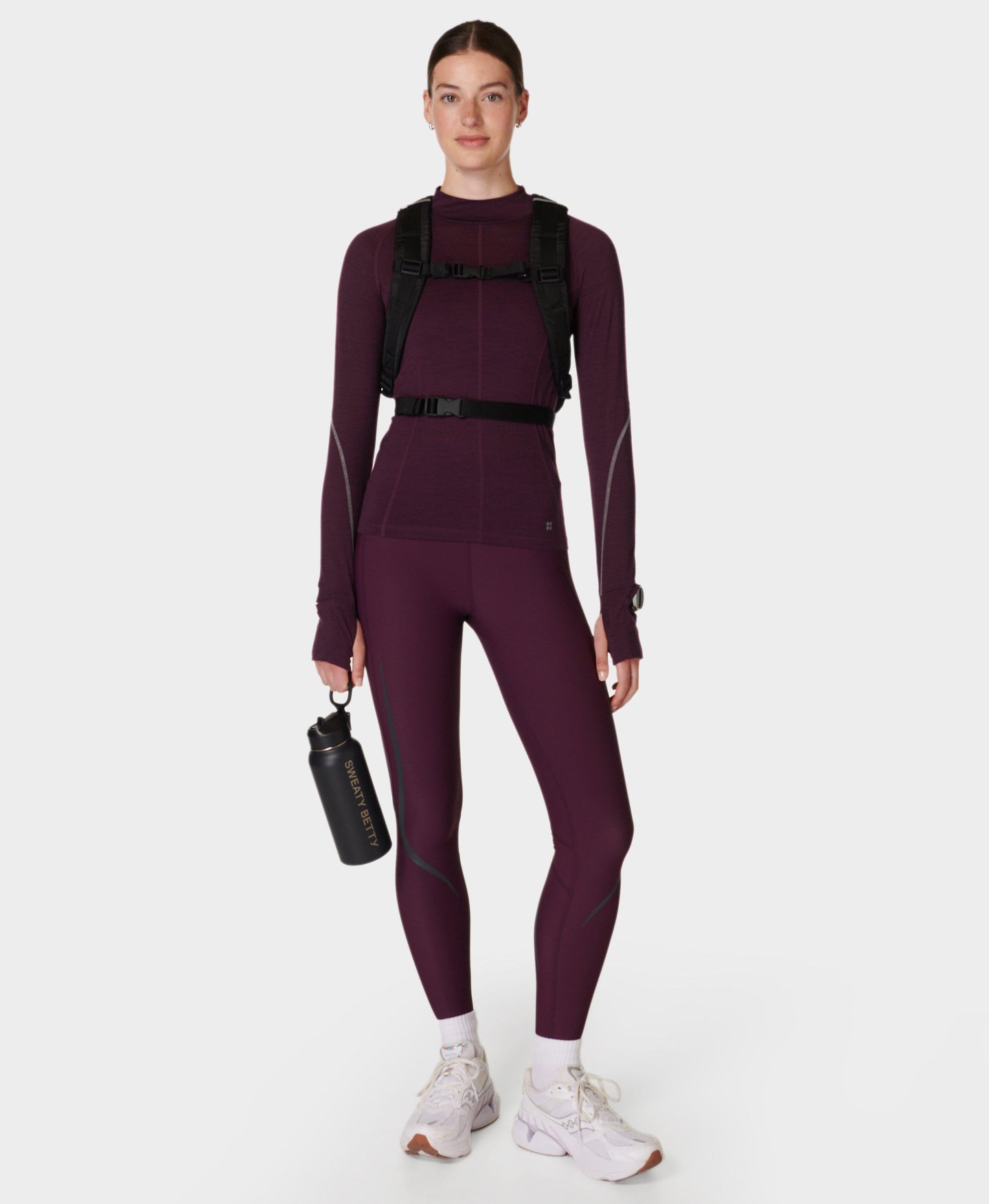 Streamline Merino Long Sleeve Sb9873 Midnight-Cherry-Purp