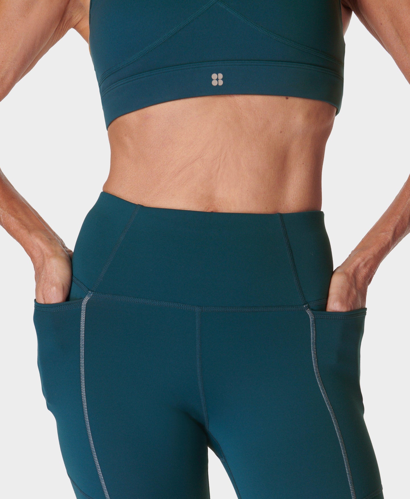 Therma Boost Running Leggings Sb9903 Deep-Green