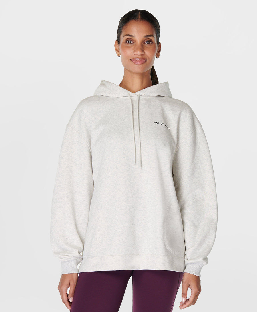 Revive Longline Hoody Sb9913b Ice-Grey-Marl