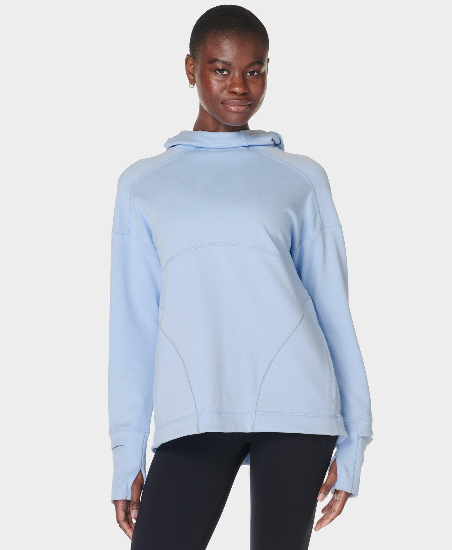 Tempo Train Hoodie Sb9917 Breeze-Blue