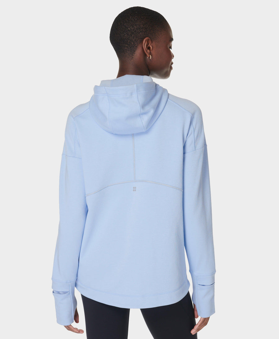 Tempo Train Hoodie Sb9917 Breeze-Blue