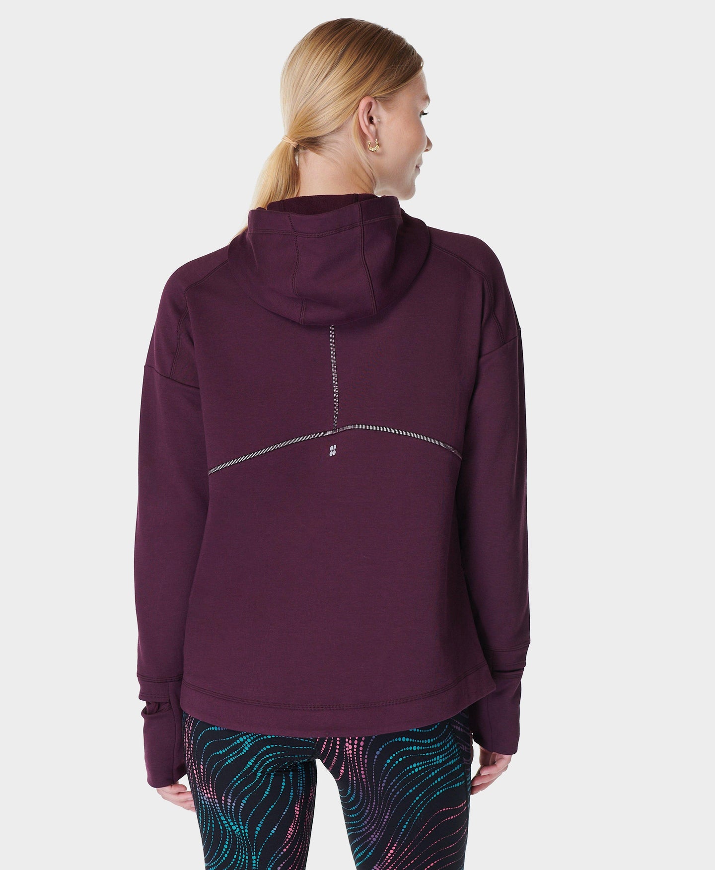 Tempo Train Hoodie Sb9917 Midnight-Cherry-Purp