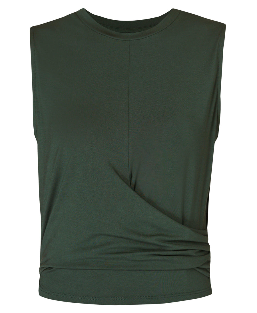 Wrap Front Tank Sb9921 Trek-Green