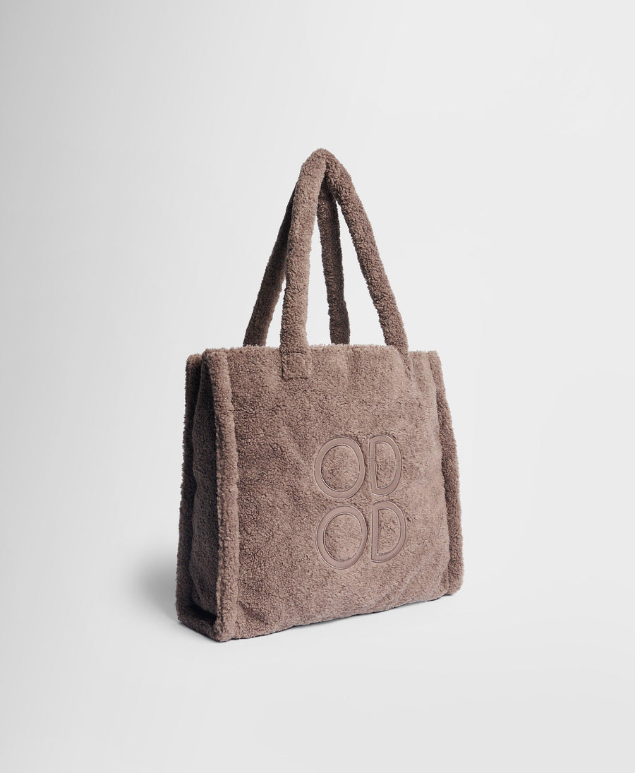 Sherpa Tote Bag Sb9922 Brown