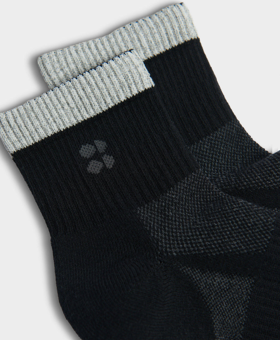 Zero Reflective Workout Socks Sb9925 Black