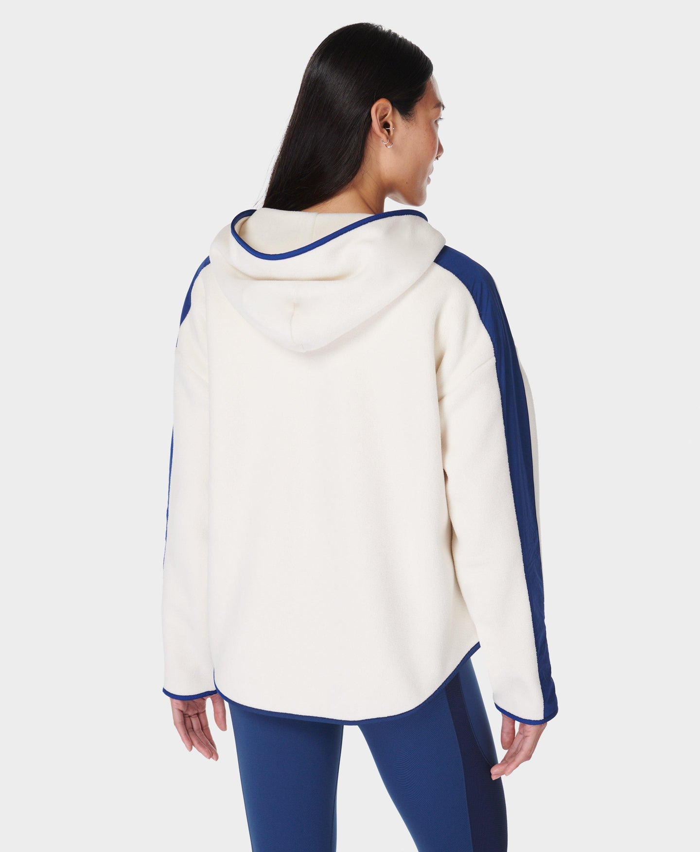 Roam Borg Zip Up Sb9942 Lilywhite-Fluxblue