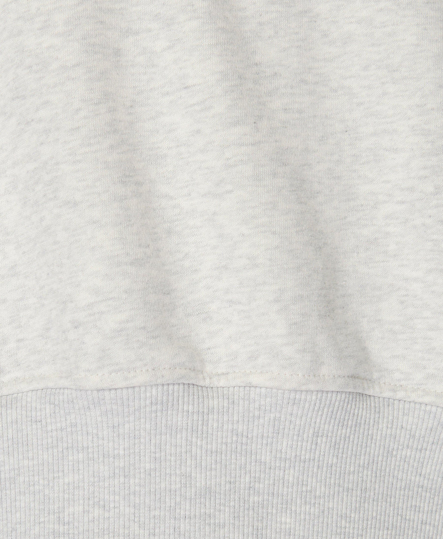 Revive Crop Half Zip Sb9943b Ice-Grey-Marl