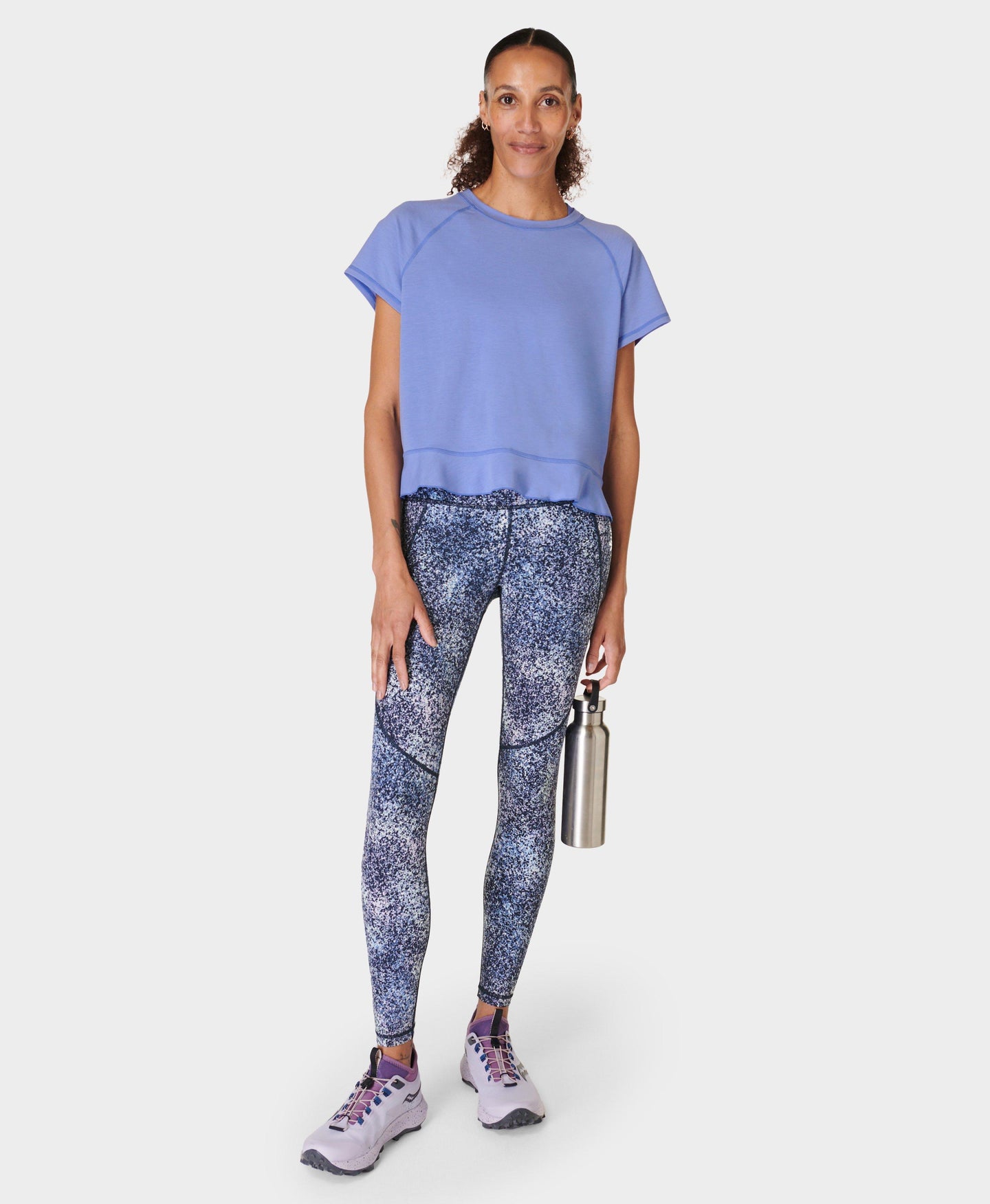 Breathe Easy Ruffle T-shirt Sb9954 Cornflower-Blue