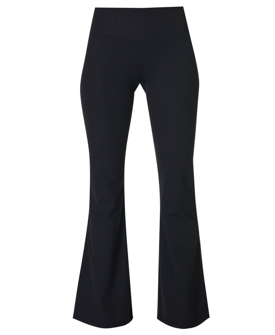 Glow Rib Flare Trousers Sb9959s Black