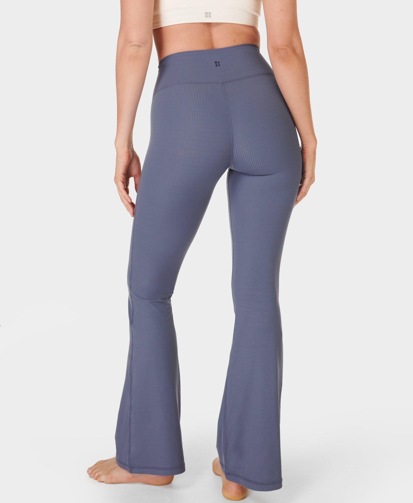 Glow Rib Flare Trousers Sb9959s Endless-Blue