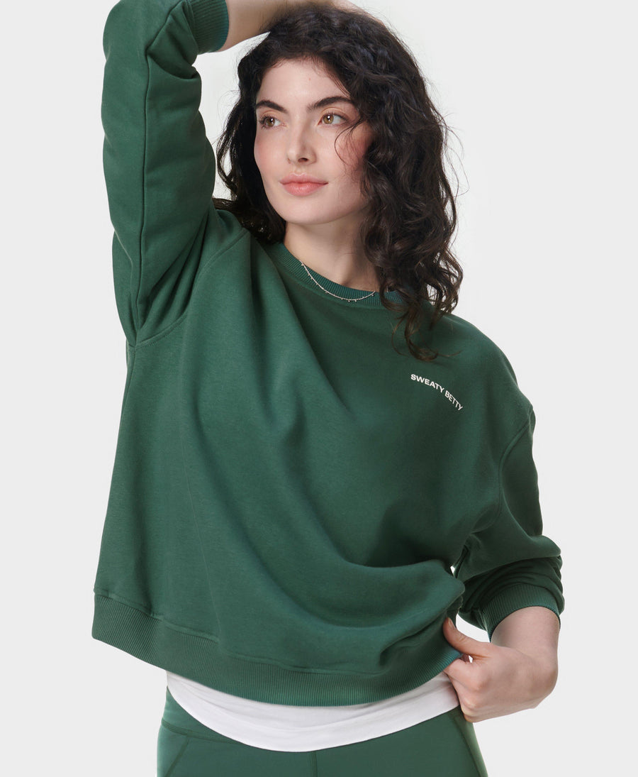 Revive Crew Neck Sb9979 Glade-Green