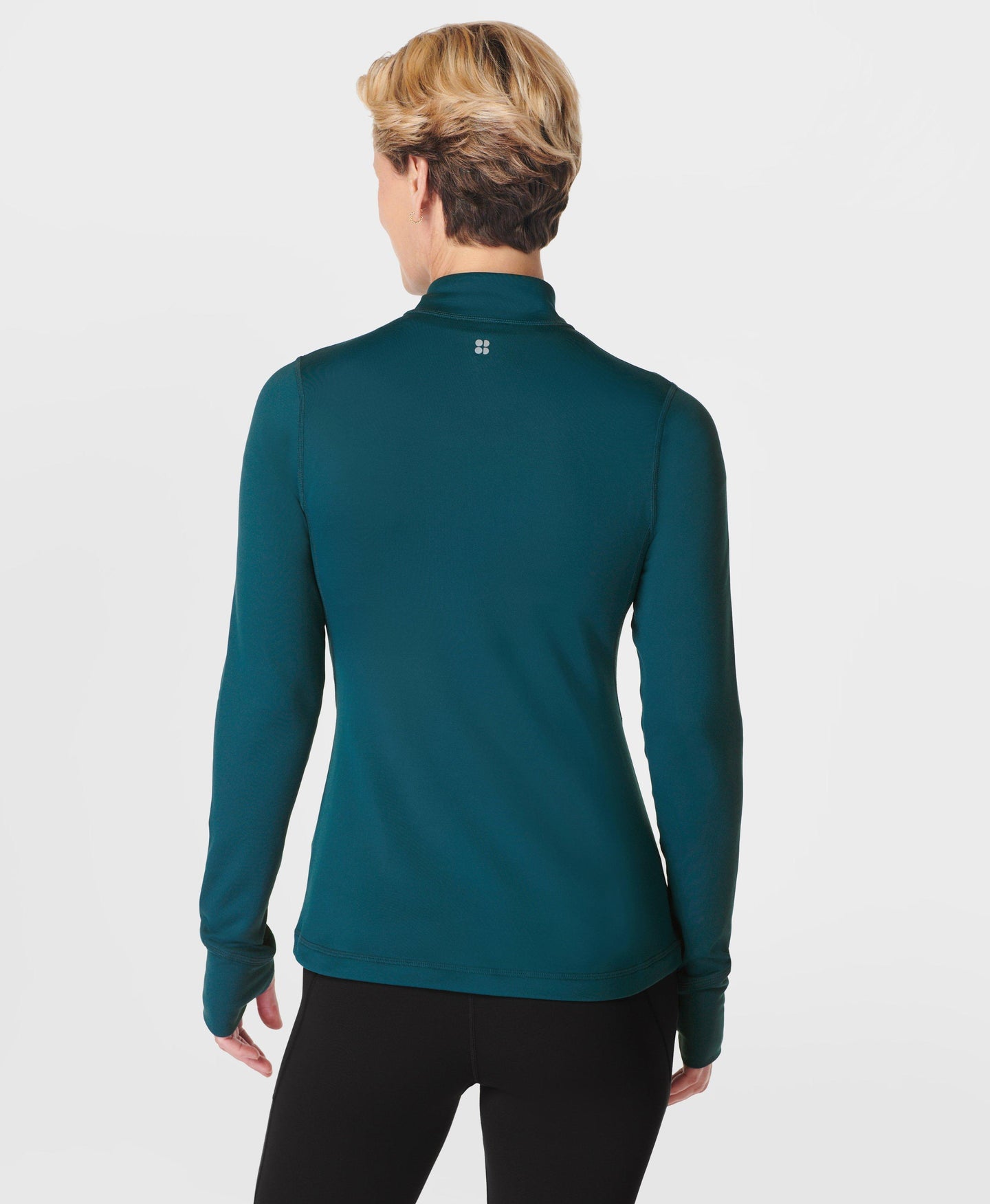 Therma Boost Running Half Zip Sb9993 Deep-Green