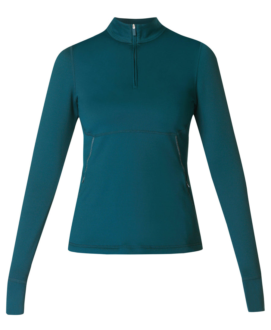 Therma Boost Running Half Zip Sb9993 Deep-Green