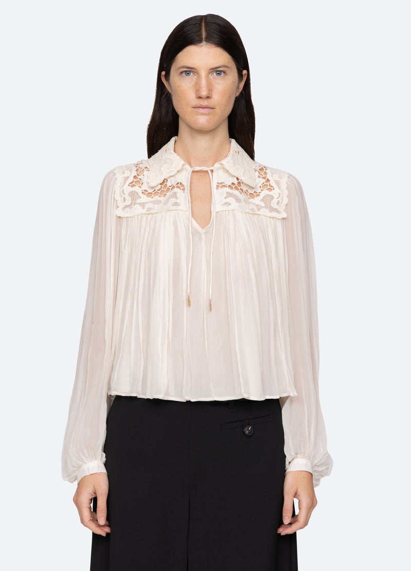 Blouse Aw25-032 Cream