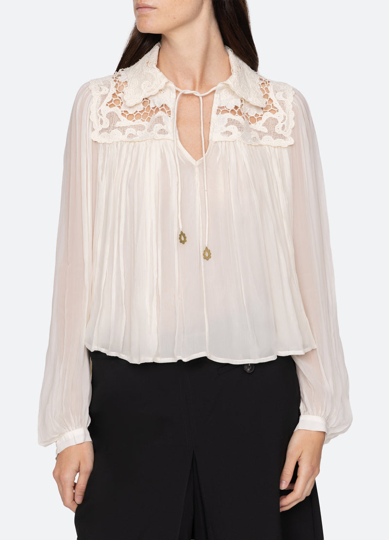 Blouse Aw25-032 Cream