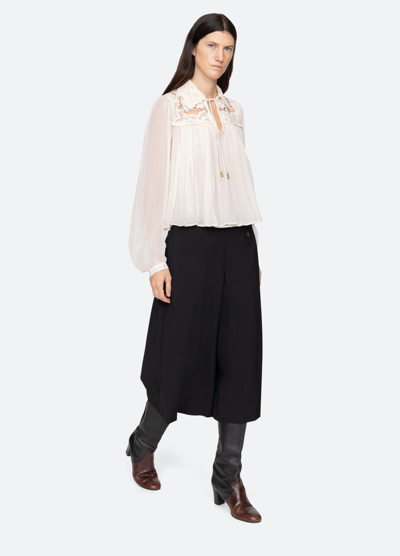 Blouse Aw25-032 Cream