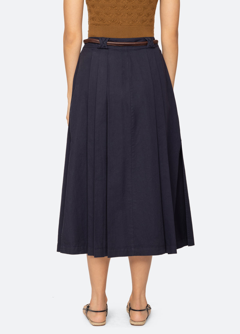 Skirt Samaka Garment Dy Pf24-163 Navy