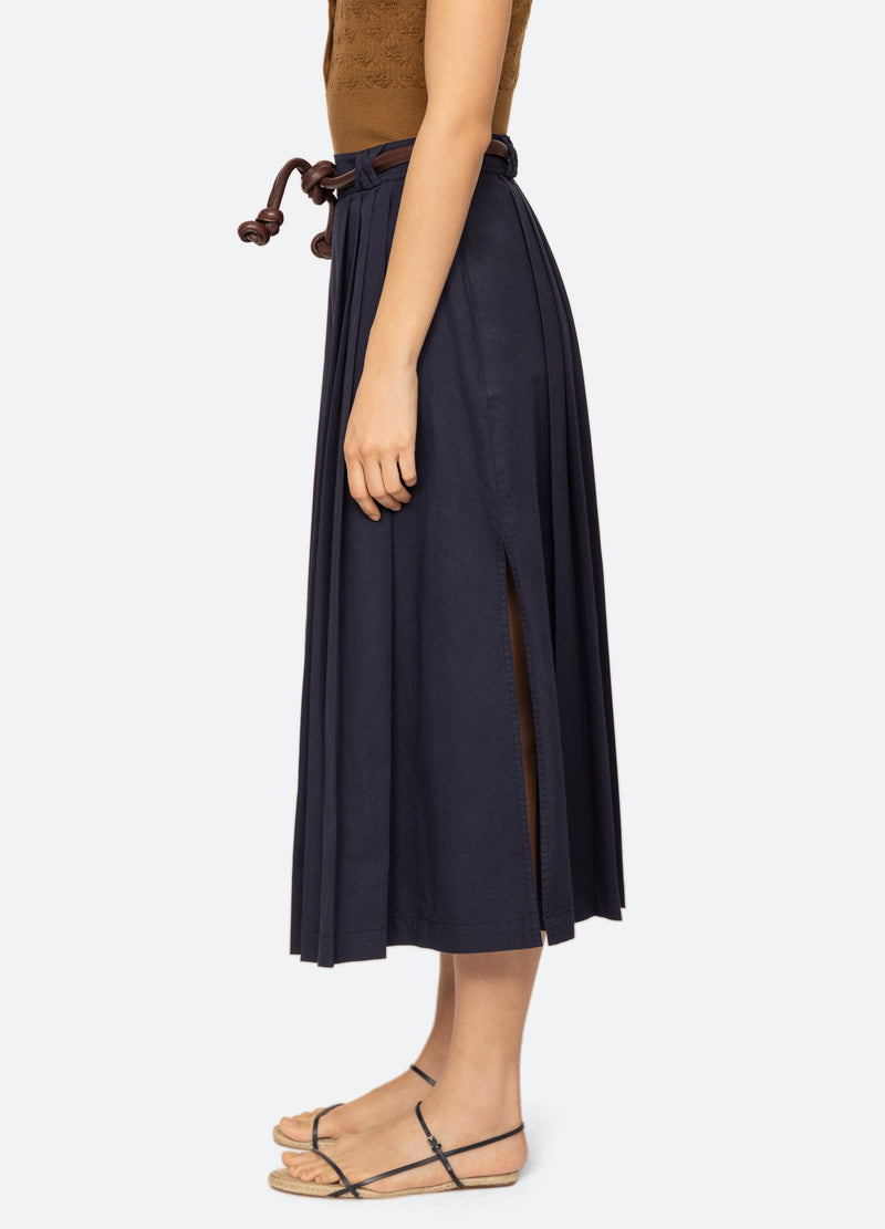 Skirt Samaka Garment Dy Pf24-163 Navy