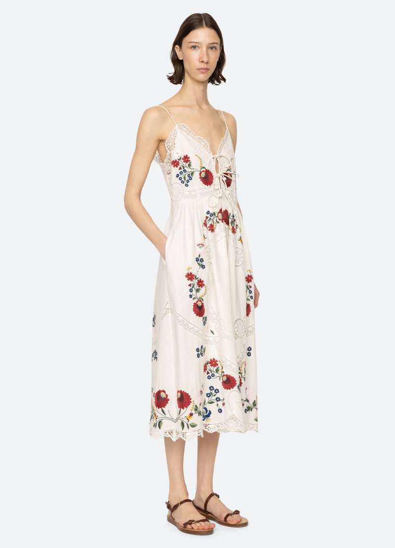 Dress Pf25-046 Cream