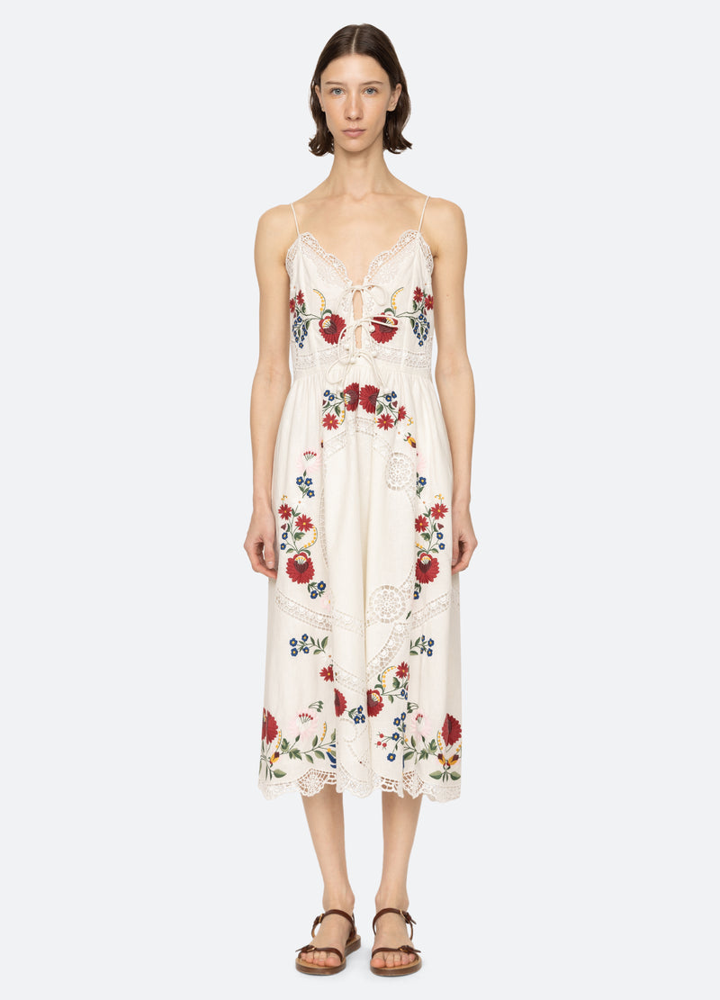 Dress Pf25-046 Cream