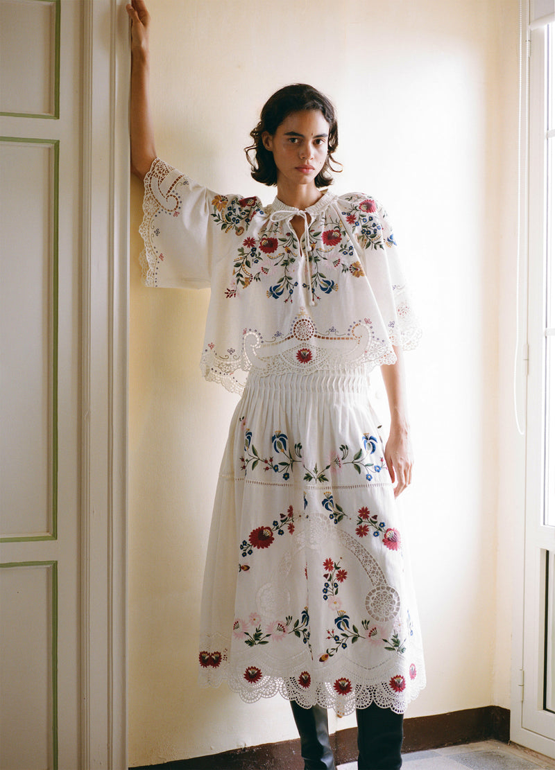 Skirt Pf25-048 Cream