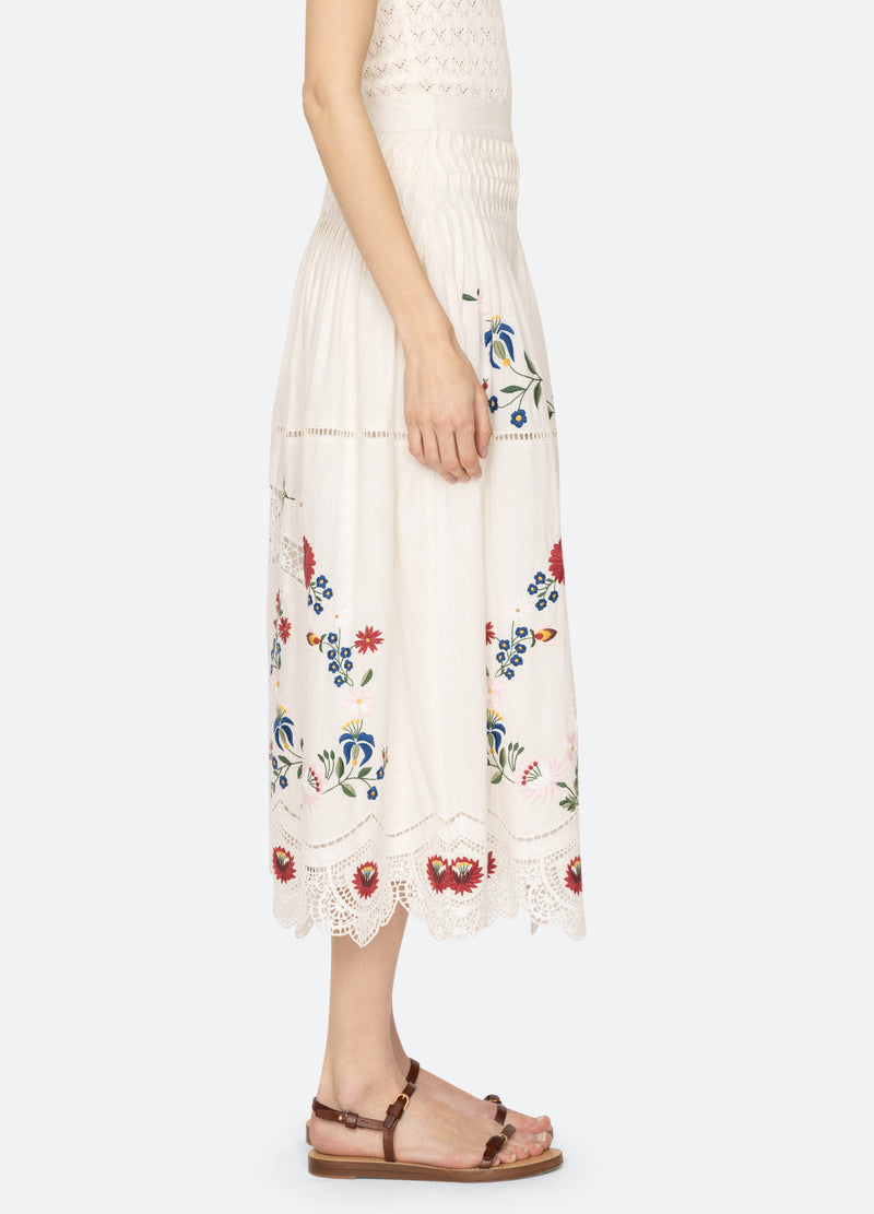 Skirt Pf25-048 Cream