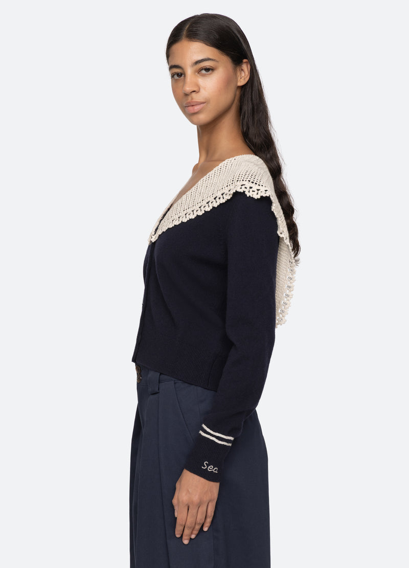 Cardigan Pf25-077 Navy