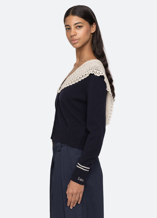 Cardigan Pf25-077 Navy