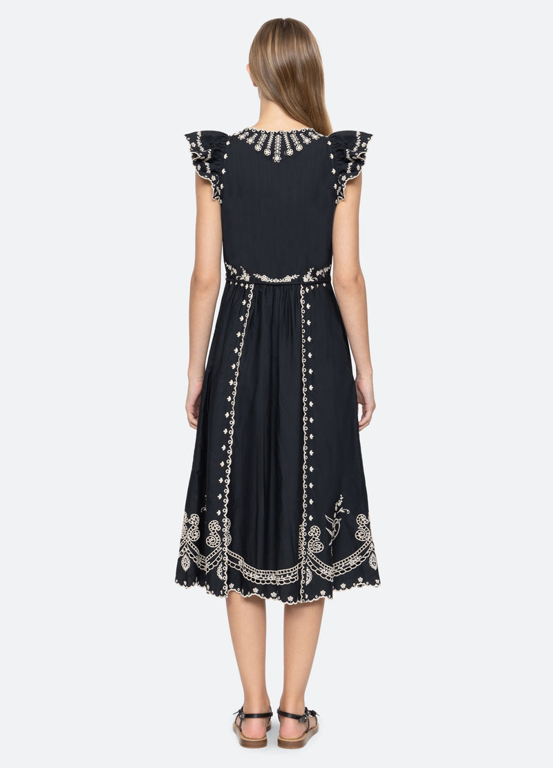 Dress Kingsley Embroide Rs25-094 Black