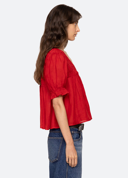 Blouse Rs26-038 Red