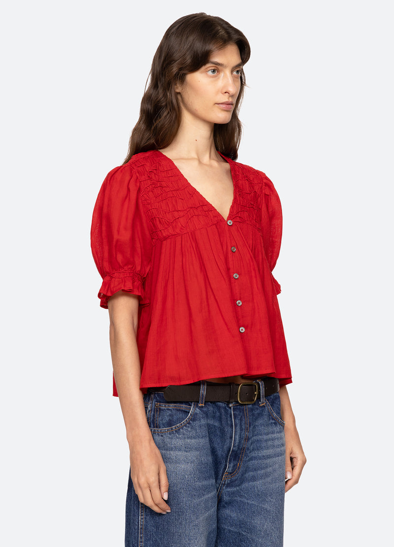 Blouse Rs26-038 Red