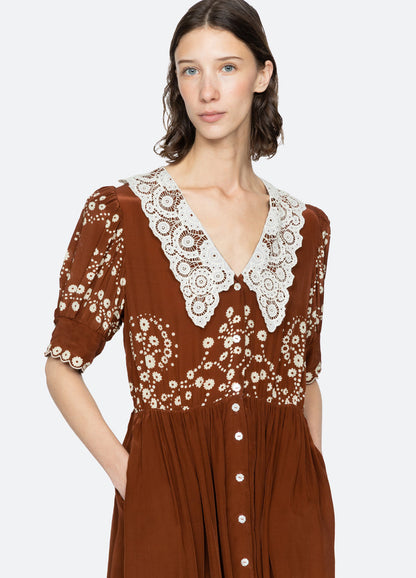 Dress Rs26-115 Brown