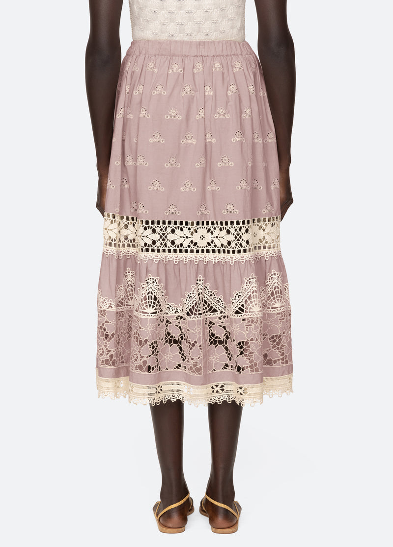 Skirt Joah Embroidery S Ss24-034 Lilac