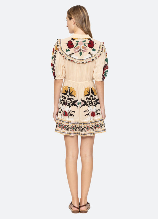 Dress Ss25-030 Cream